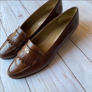 Brown Gucci Loafers 39 1/2 AA